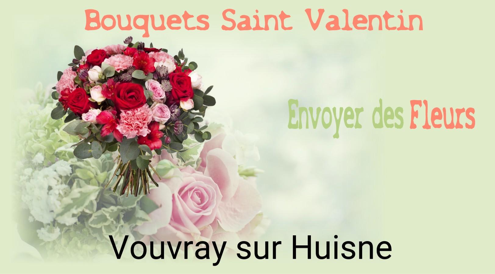 Roses de Saint-Valentin livrées à Vouvray-sur-Huisne